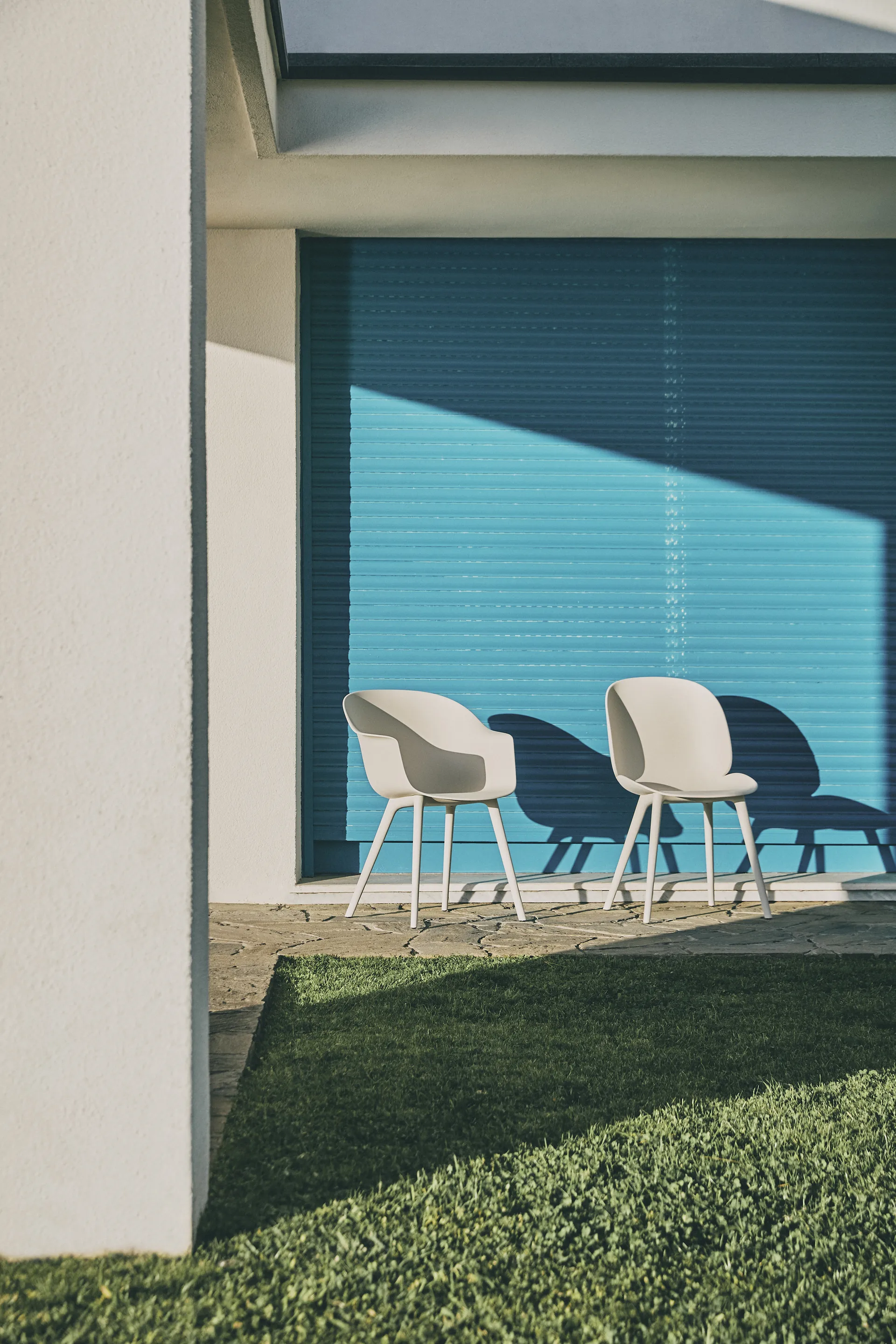 Poltroncina Beetle Dining Outdoor, Alabaster white GUBI