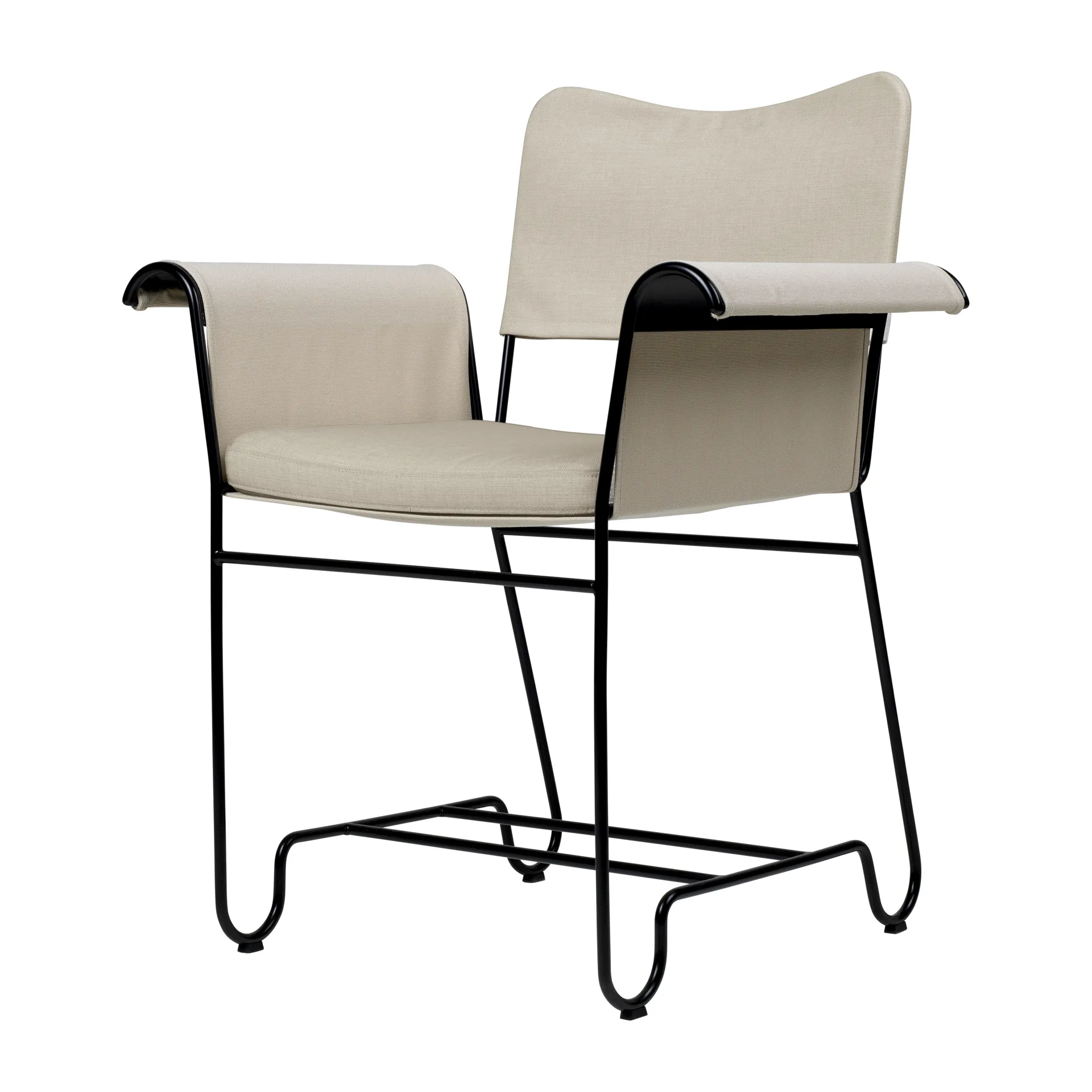 Poltroncina con braccioli Tropique, Black-Leslie 12 GUBI