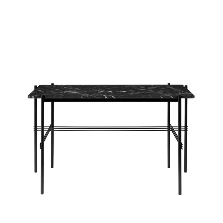 Scrivania TS Desk - marmo nero, acciaio laccato nero - GUBI