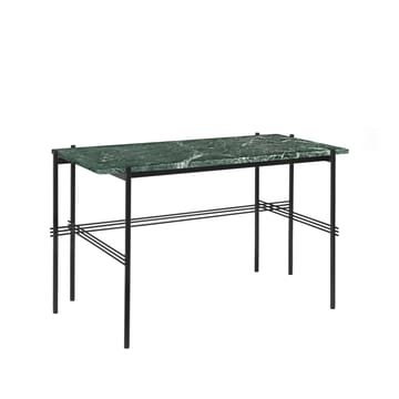 Scrivania TS Desk - marmo verde, acciaio laccato nero - GUBI