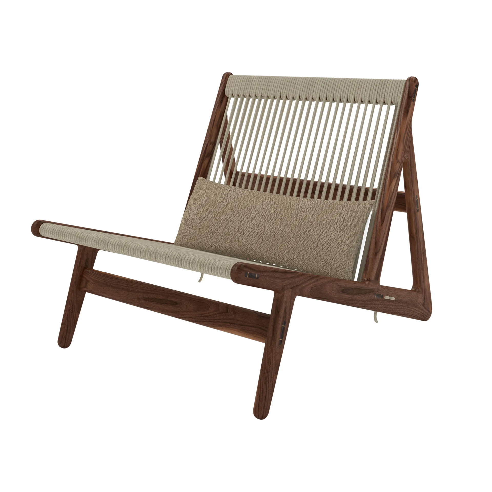 Sedia da salotto MR01 Initial, Noce oliato GUBI