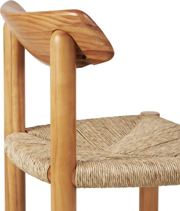 Sedia Daumiller Side Chair - Natural Rush-golden pine - GUBI