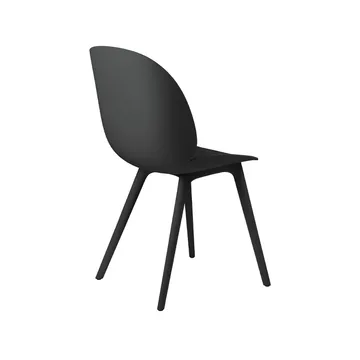 Sedia in plastica Beetle - nero - GUBI