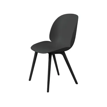 Sedia in plastica Beetle - nero - GUBI