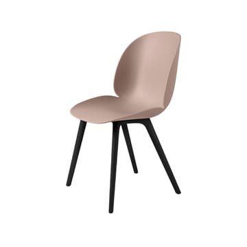 Sedia in plastica Beetle - sweet pink, gambe nere - GUBI