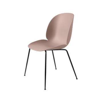 Sedie Beetle - Sweet pink, base in acciaio nero - GUBI