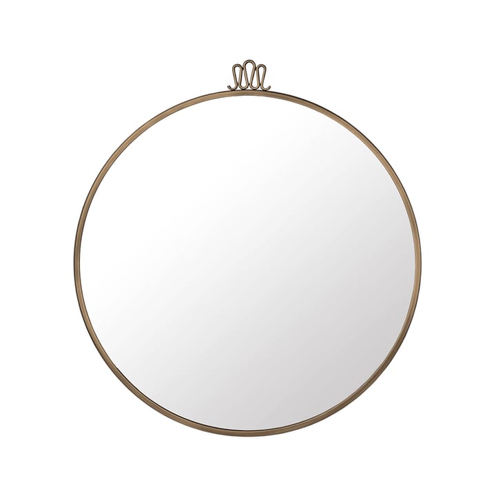 Specchio Randaccio - ottone antico, dimensione grande - GUBI