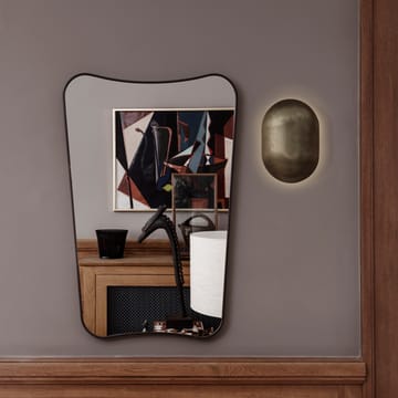 Specchio rettangolare F.A.33 - ottone nero - GUBI