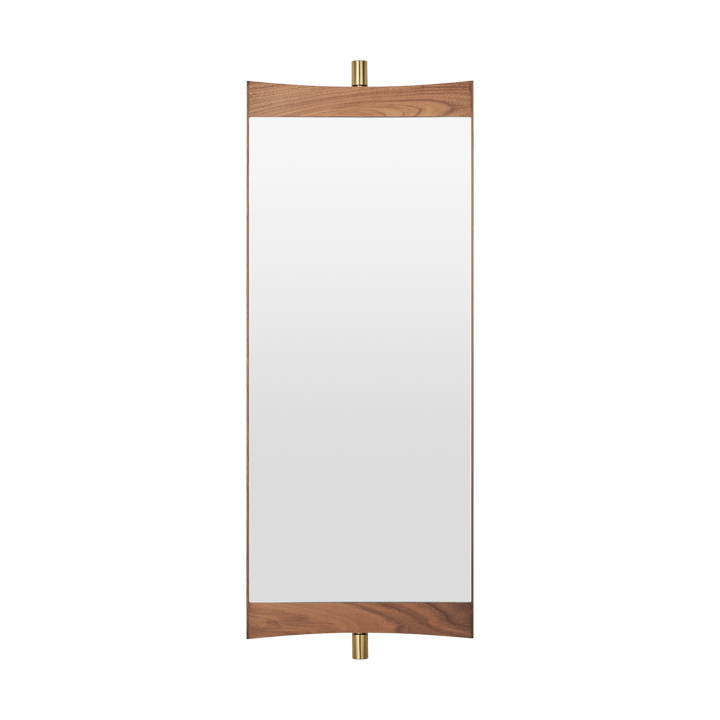 Specchio Vanity 1 - Noce, ottone - GUBI