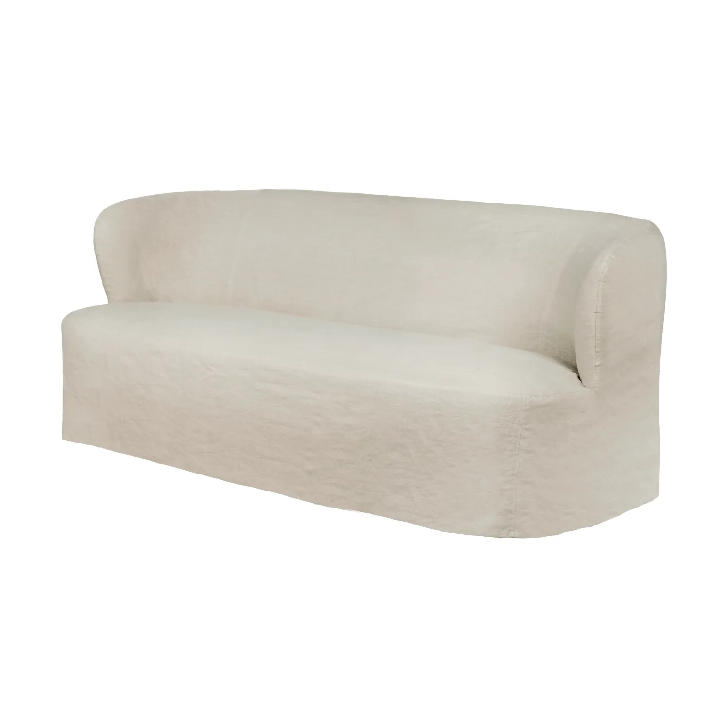 Stay Slipcover divano, Linen 0023, 190x95 cm, 2,5 posti GUBI