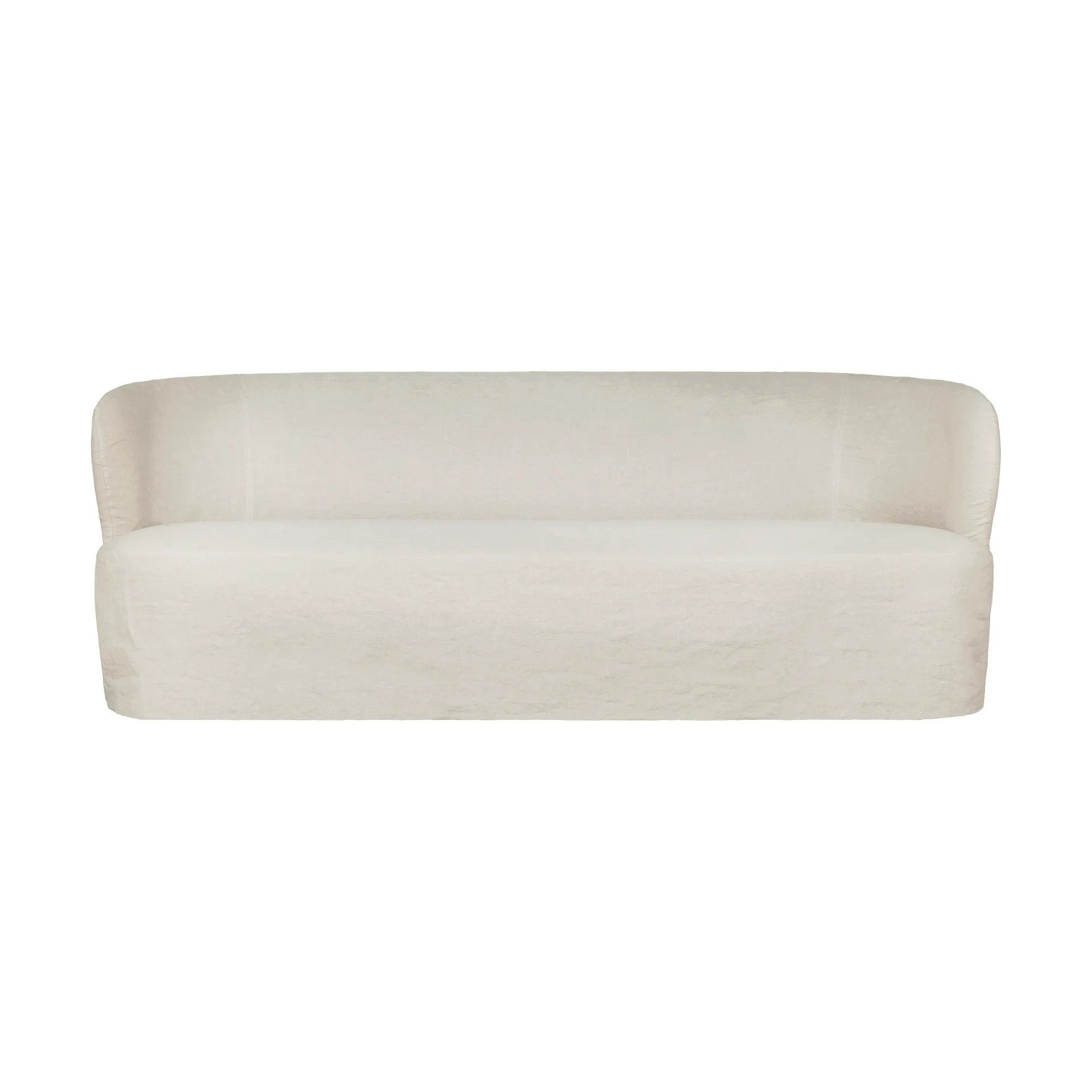 Stay Slipcover divano, Linen 0023, 220x95 cm, 3 posti GUBI