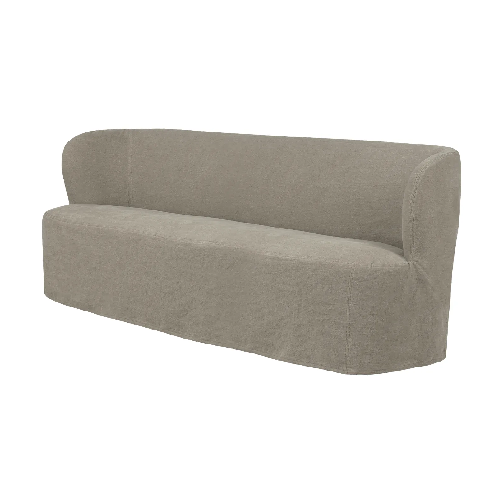 Stay Slipcover divano, Linen 0024, 190x70 cm, 2,5 posti GUBI