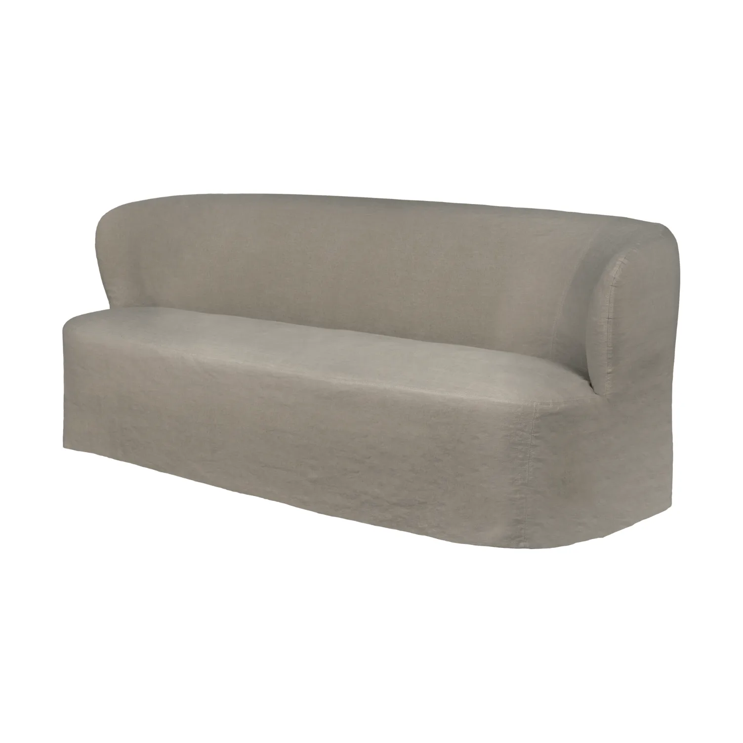 Stay Slipcover divano, Linen 0024, 190x95 cm, 2,5 posti GUBI