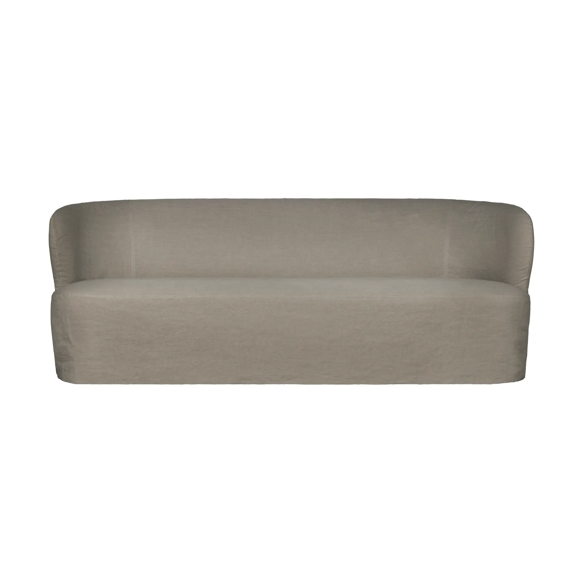 Stay Slipcover divano, Linen 0024, 220x95 cm, 3 posti GUBI