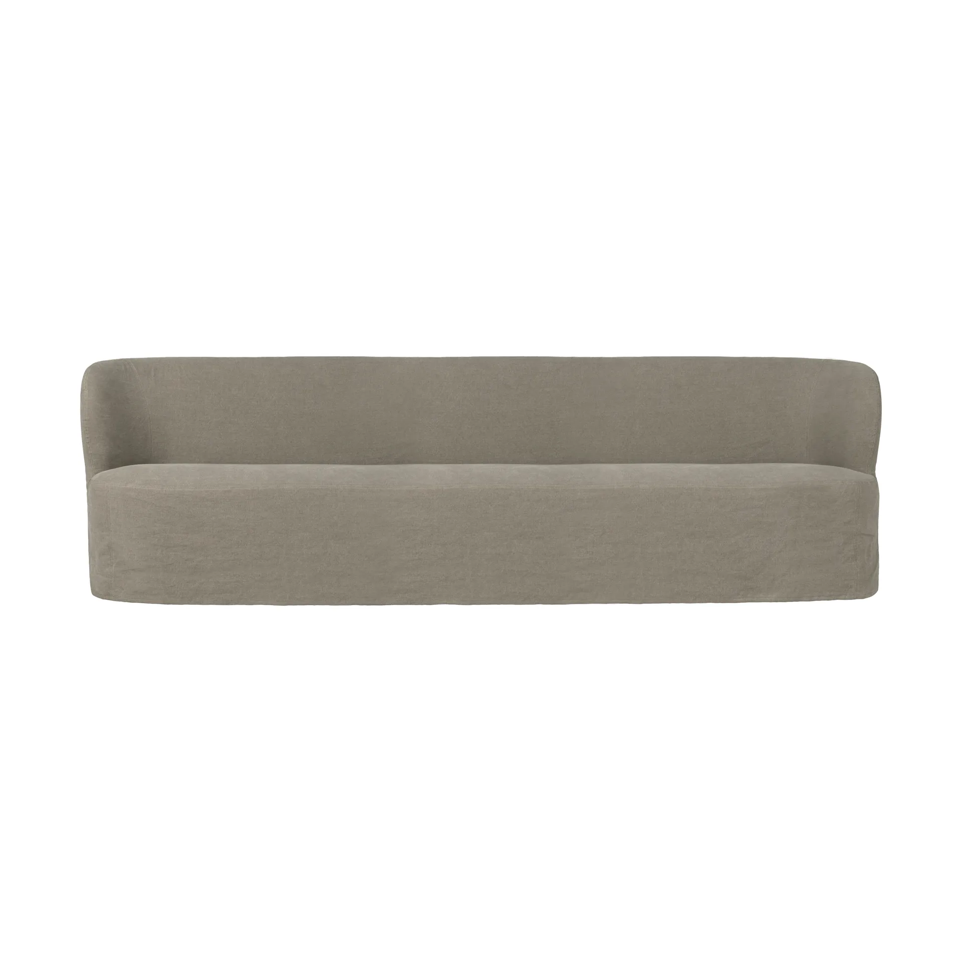 Stay Slipcover divano, Linen 0024, 260x70 cm, 4 posti GUBI