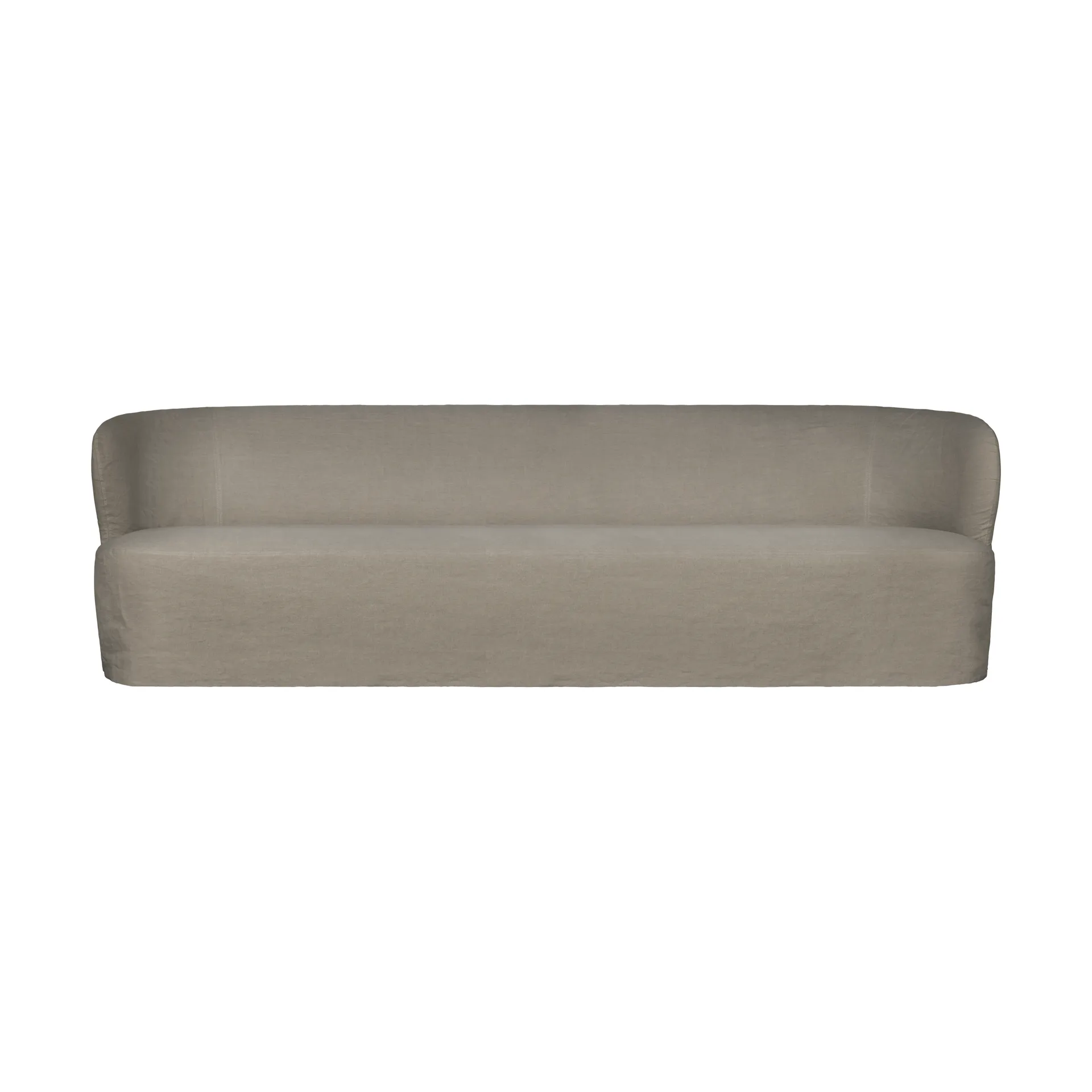 Stay Slipcover divano, Linen 0024, 260x95 cm, 4 posti GUBI