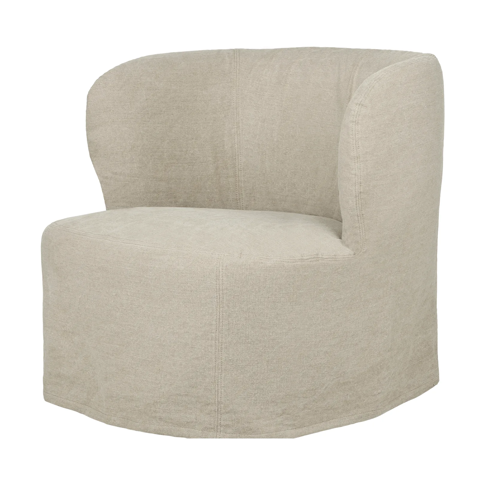 Stay Slipcover poltrona lounge, Linen 0023, large GUBI