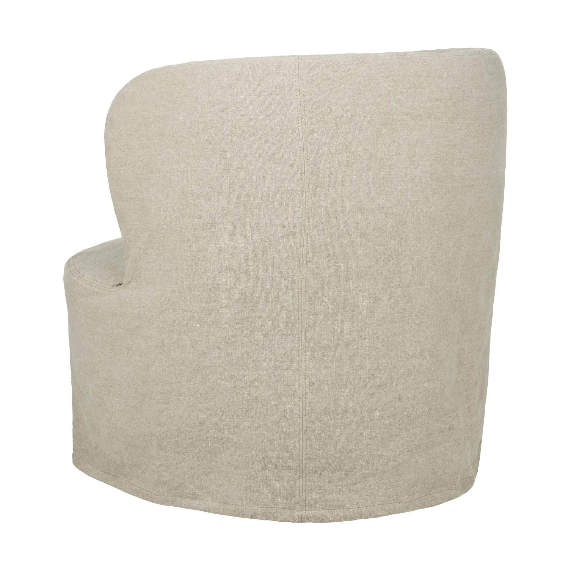 Stay Slipcover poltrona lounge, Linen 0023, small GUBI
