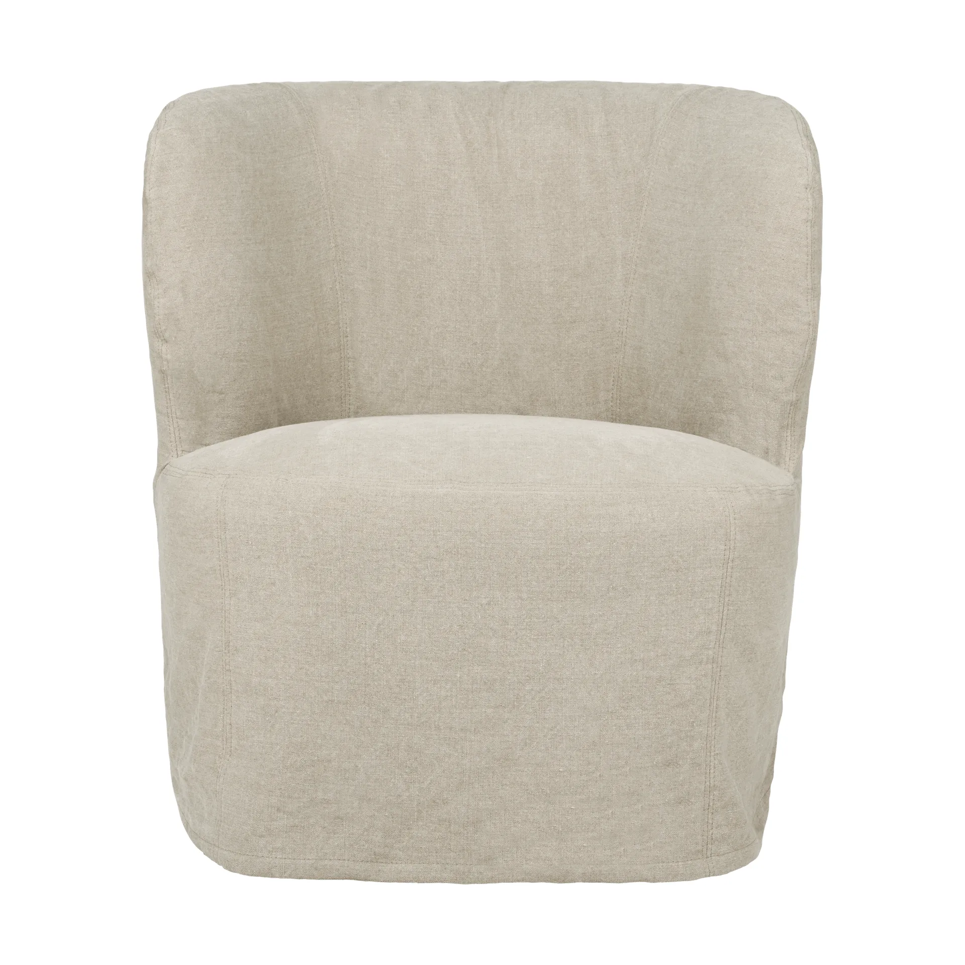 Stay Slipcover poltrona lounge, Linen 0023, small GUBI