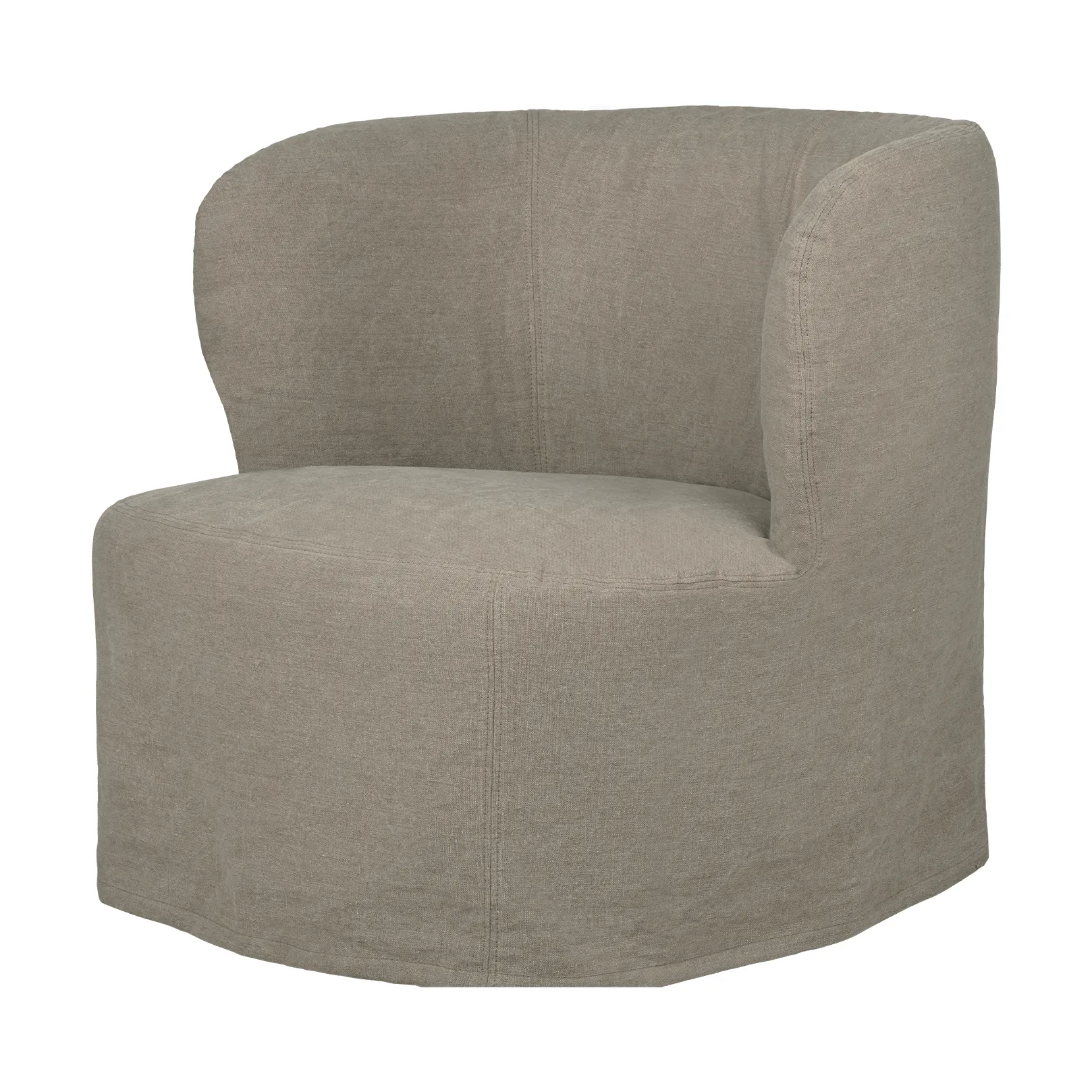 Stay Slipcover poltrona lounge, Linen 0024, large GUBI