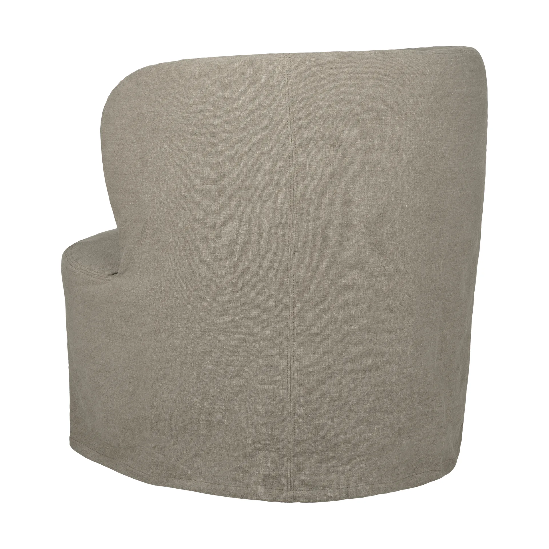 Stay Slipcover poltrona lounge, Linen 0024, small GUBI