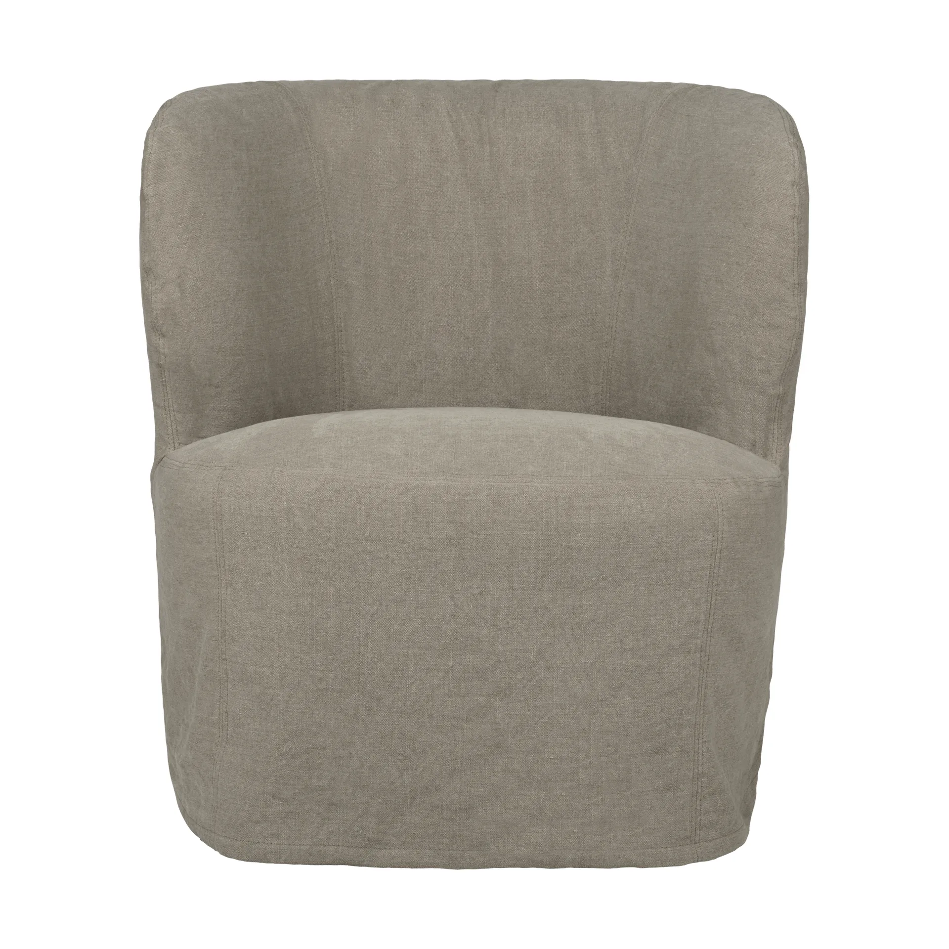 Stay Slipcover poltrona lounge, Linen 0024, small GUBI