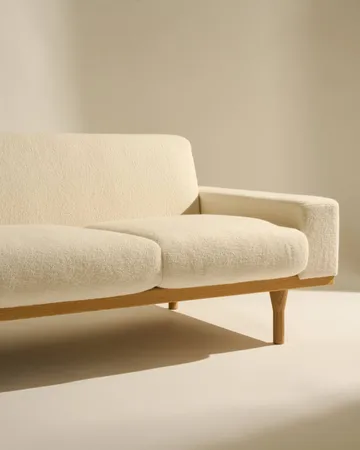 SW50 divano - Harp 24 Ivory-rovere oliato, 4 posti - GUBI