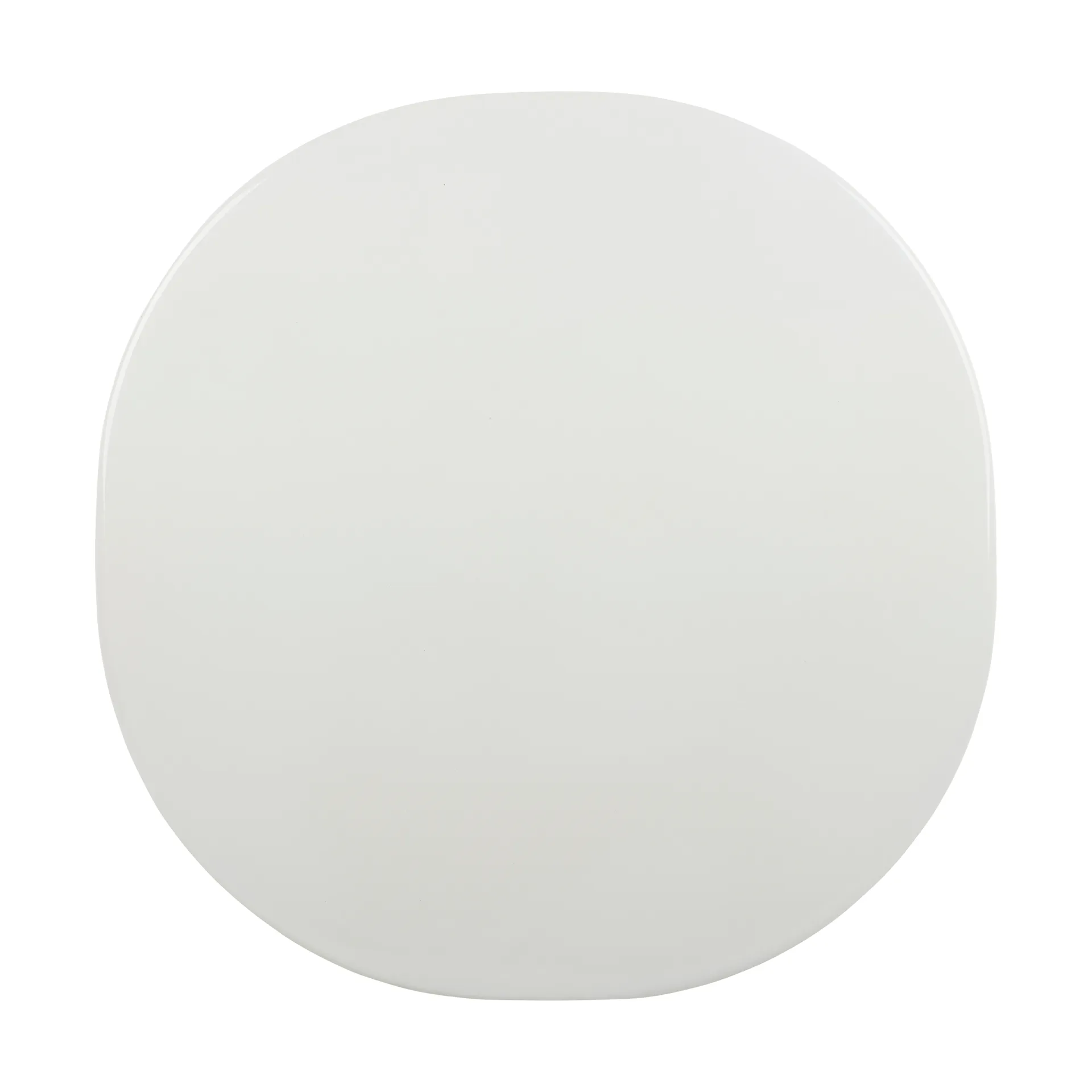 Tavolino Carmel Bistro 75x75 cm, Clam white-nero semi opaco GUBI