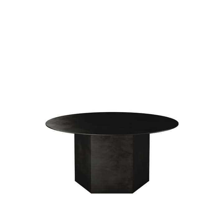 Tavolino da caffè Epic Steel - nero notte, Ø 80 cm - GUBI