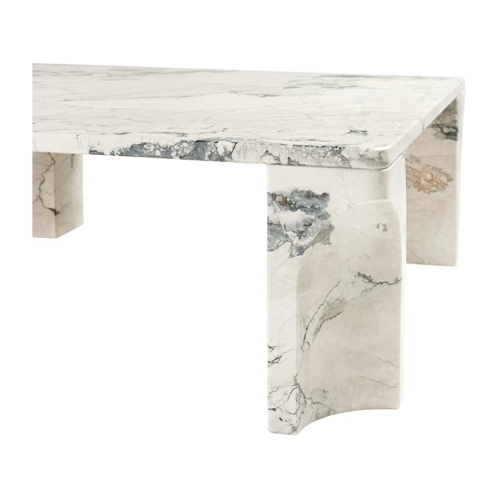 Tavolino Doric 80x80 cm, Grigio elettrico GUBI