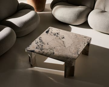 Tavolino Doric 80x80 cm - Grigio elettrico - GUBI