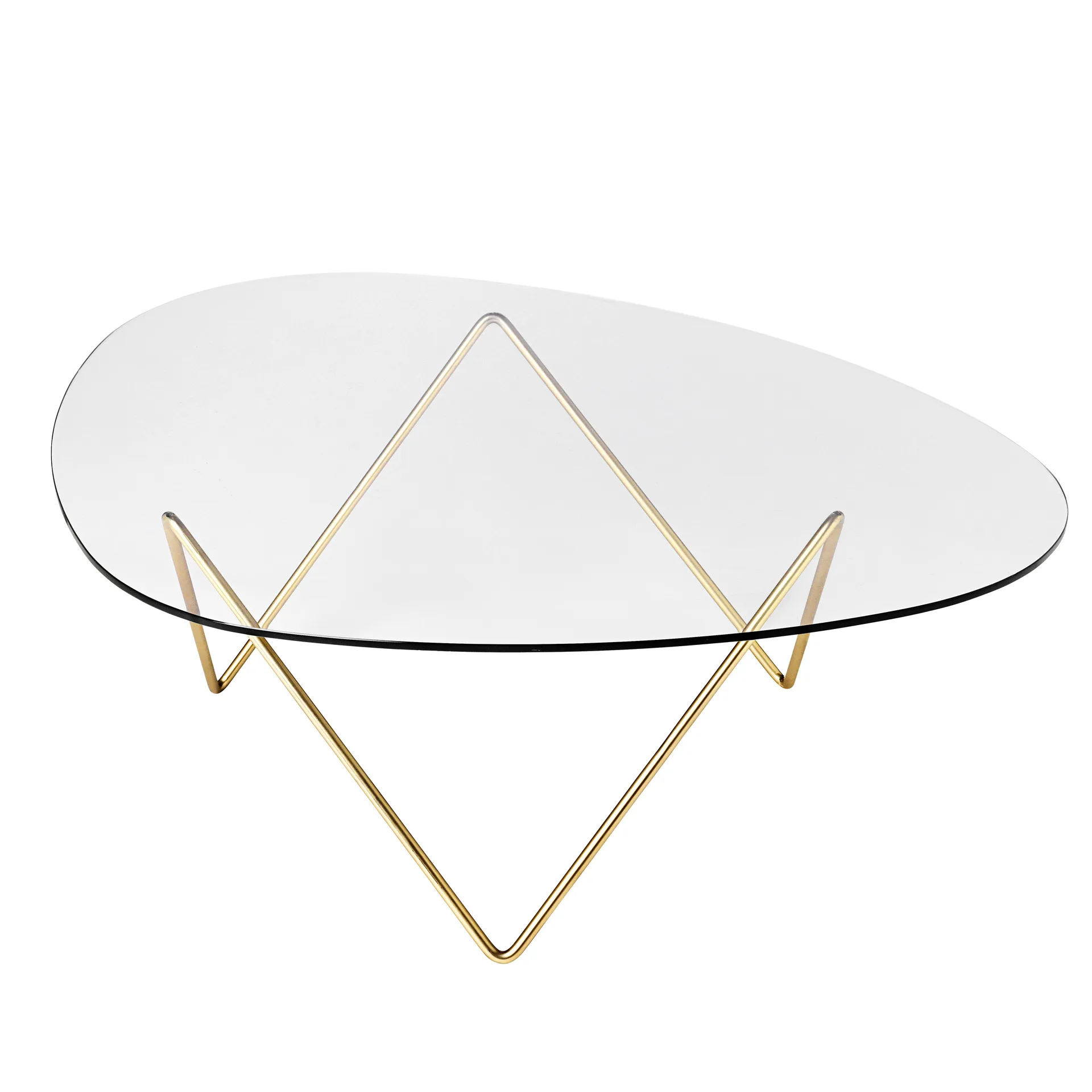 Tavolino Pedrera, Gambe in ottone GUBI
