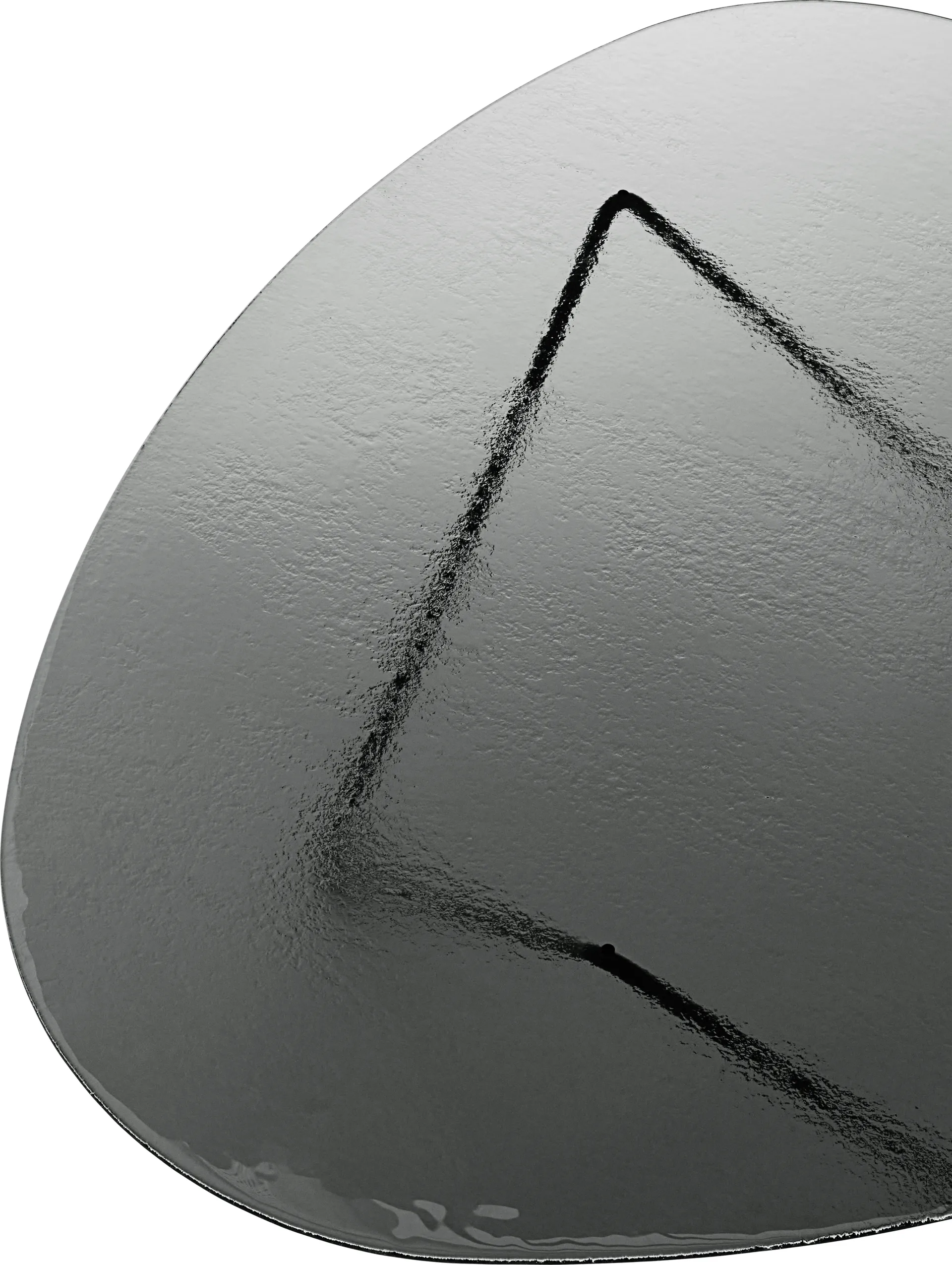 Tavolino Pedrera, Nero semim opaco–struttura vetro smoke GUBI