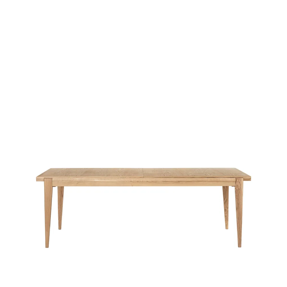 Tavolo da pranzo S-table, rovere laccato opaco, estensibile GUBI