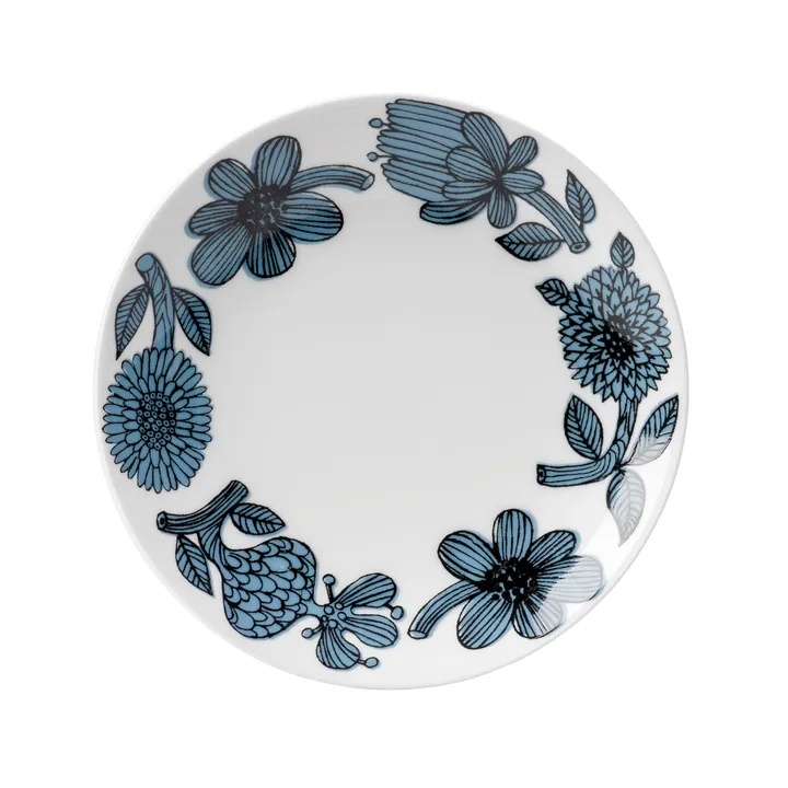 Piatto Blå Aster - Ø 18 cm
​ - Gustafsbergs Porslinsfabrik