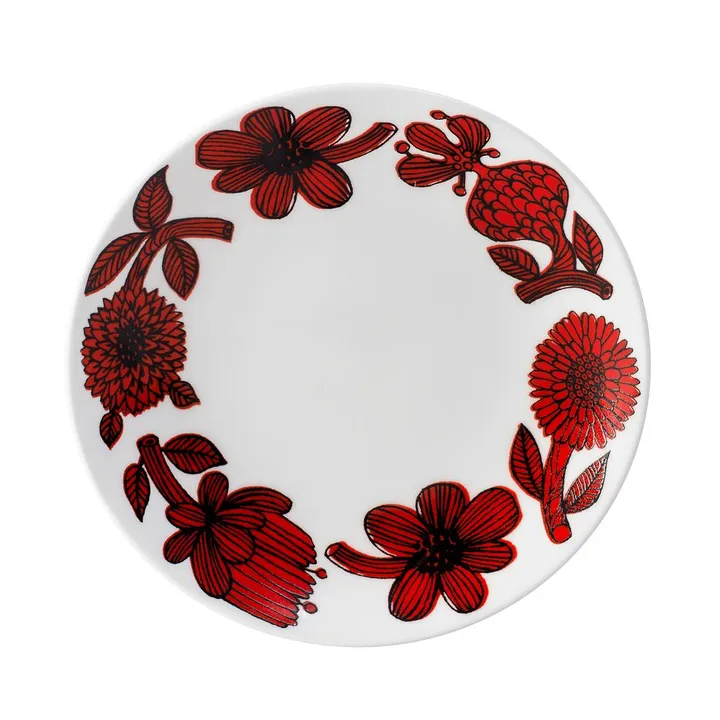 Piatto Röd Aster - Ø 18 cm
​ - Gustafsbergs Porslinsfabrik