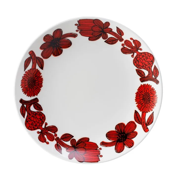 Piatto Röd Aster  - Ø 22 cm
​ - Gustafsbergs Porslinsfabrik