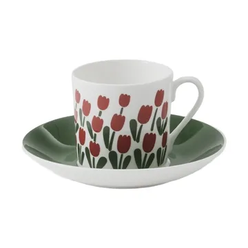 Servizio da caffè JULIANA - Rosso, dritto - Gustafsbergs Porslinsfabrik