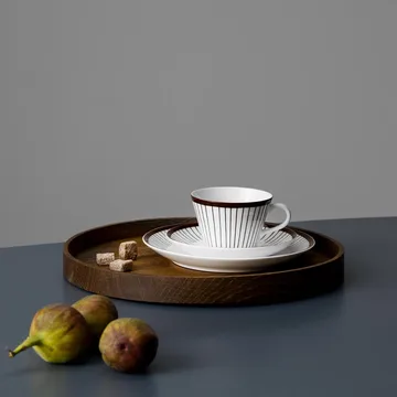 Set da caffè Ribb - tazzina da caffè + piattino - Gustafsbergs Porslinsfabrik