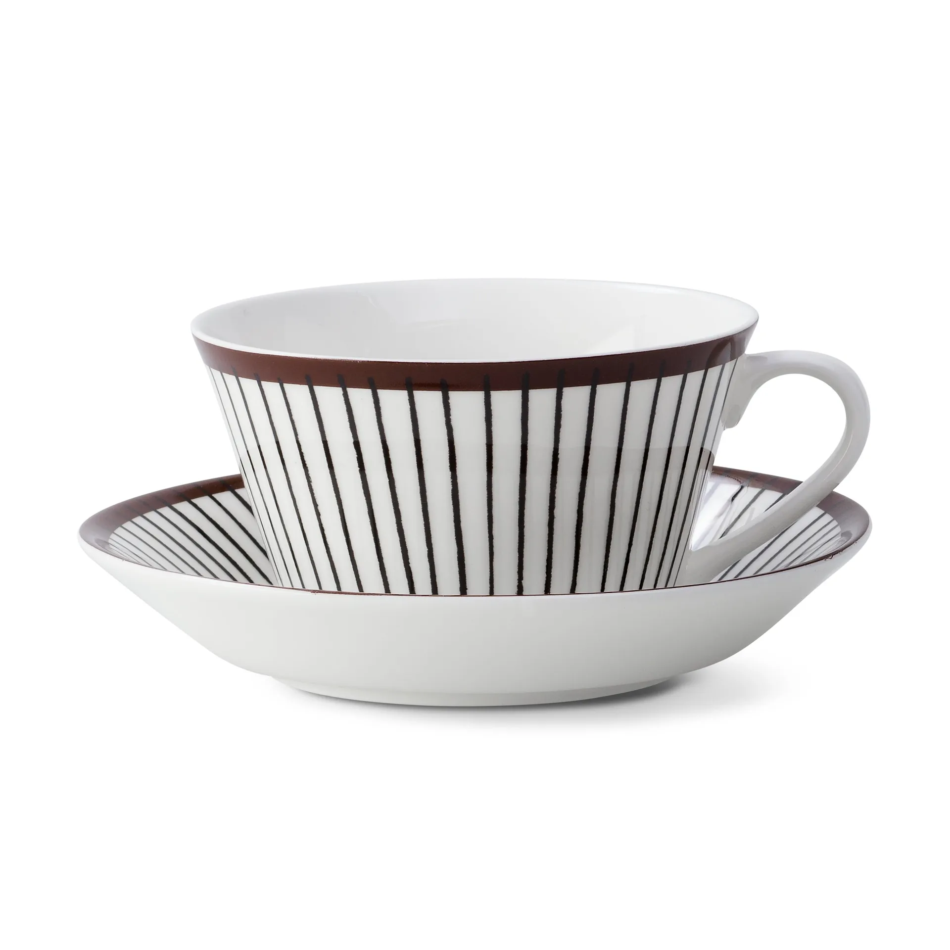 Set da tè Ribb, tazza da tè + piattino Gustafsbergs Porslinsfabrik