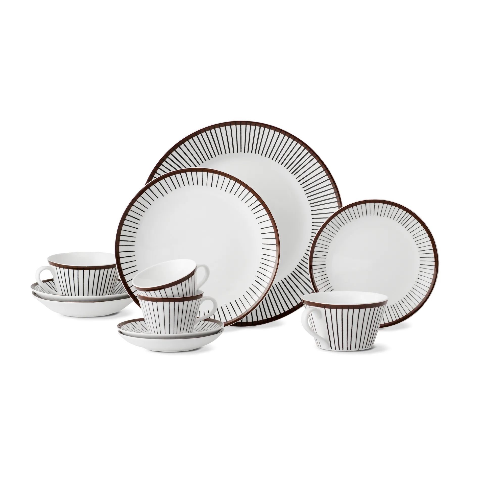 Set da caffè Ribb, tazzina da caffè + piattino Gustavsbergs Porslinsfabrik