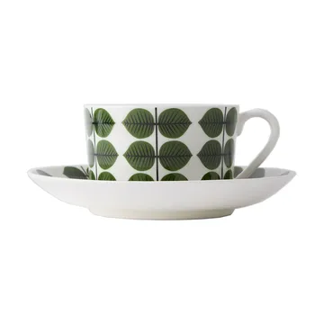 Tazza da tè con piattino Berså 35 cl - Verde - Gustavsbergs Porslinsfabrik