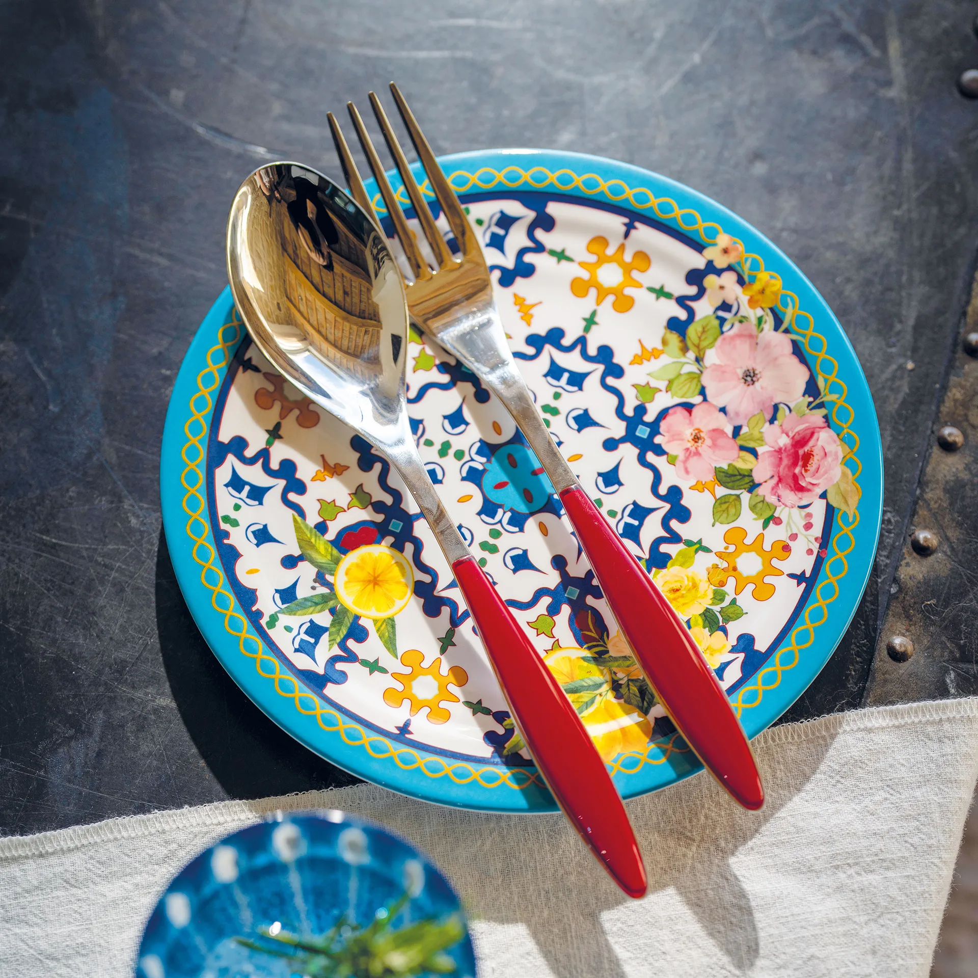 Feeling posate da portata, Clear red, 2 pezzi Guzzini