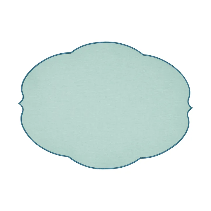 Flowers tovaglietta - Dusty light blue - Guzzini