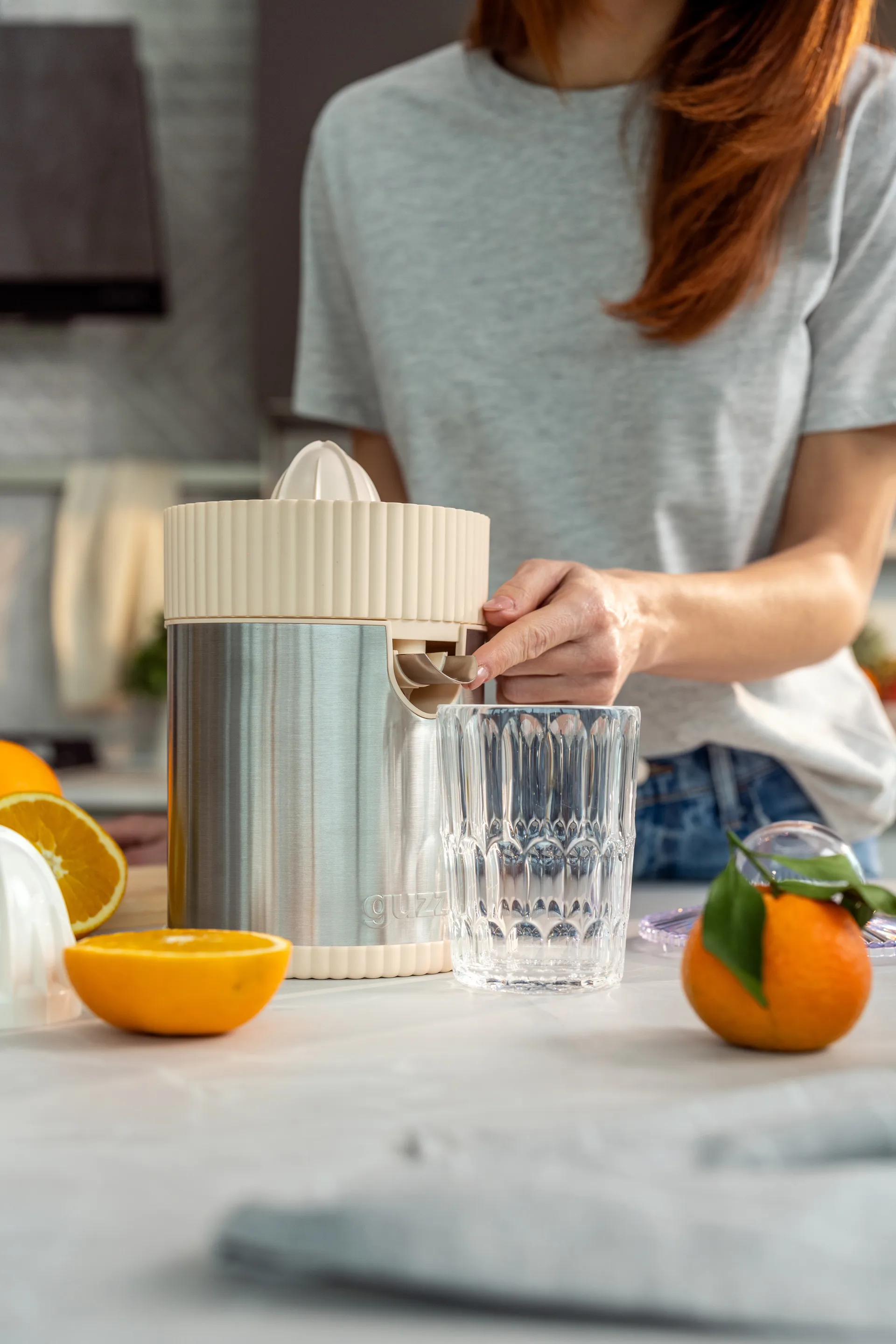 Sous chef spremiagrumi elettrico, Crema Guzzini