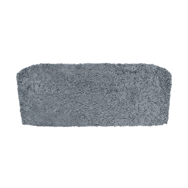 Cuscino ZIgZag per divano - Pelle di pecora grigio grafite - Hans K