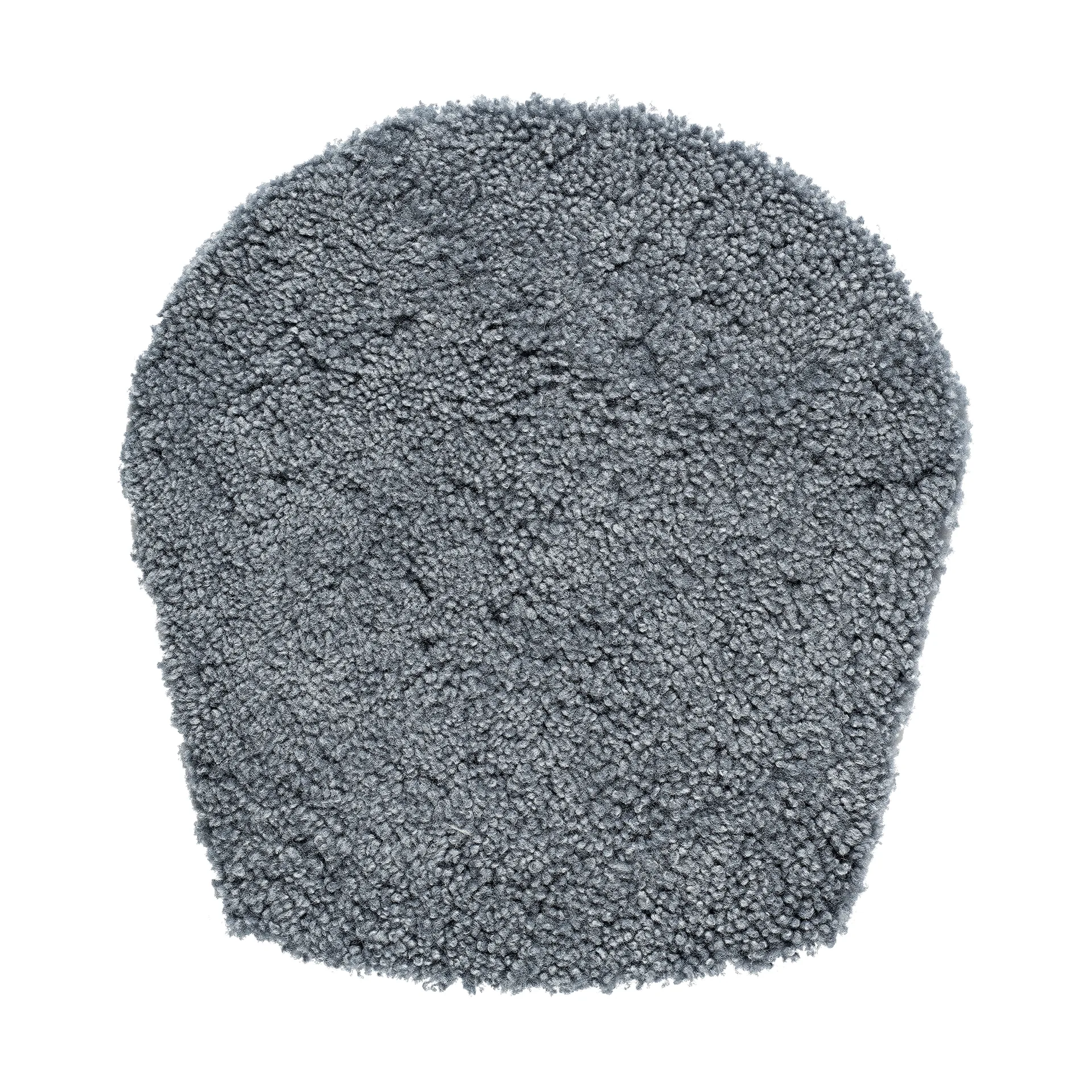 Cuscino ZIgZag per sedia con braccioli/sedia da bar, Pelle di pecora grigio grafite Hans K