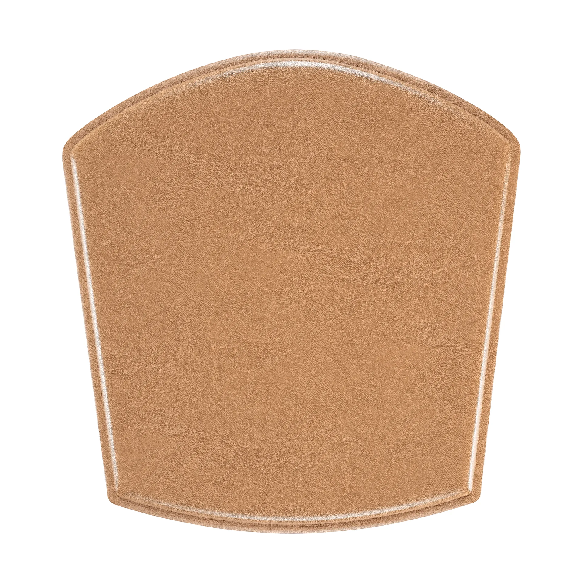 Cuscino ZIgZag per sedia, Pelle Bonded color cammello Hans K