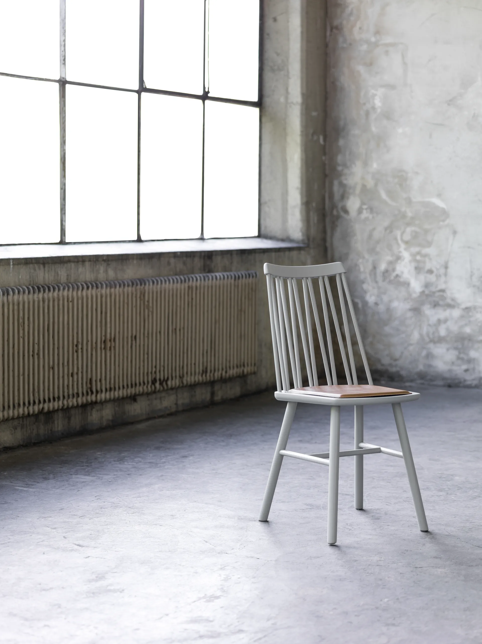 Cuscino ZIgZag per sedia, Pelle Bonded color cammello Hans K