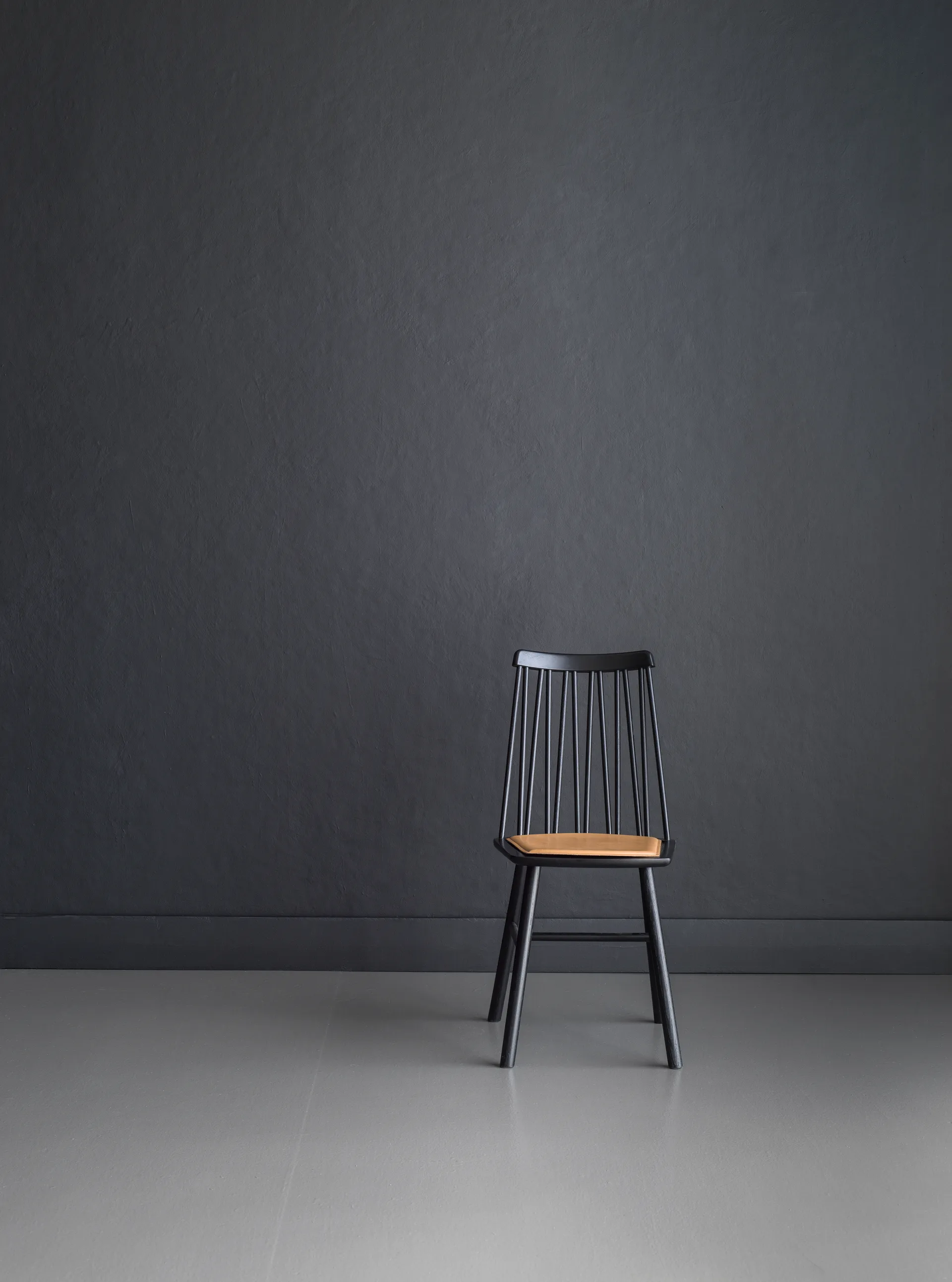 Cuscino ZIgZag per sedia, Pelle Bonded color cammello Hans K